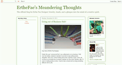 Desktop Screenshot of erthefae.blogspot.com