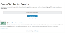 Tablet Screenshot of centrodistribucioneventos.blogspot.com