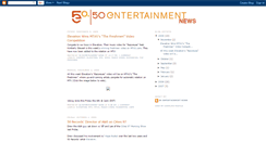 Desktop Screenshot of 50entertainmentnews.blogspot.com