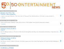Tablet Screenshot of 50entertainmentnews.blogspot.com