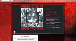 Desktop Screenshot of museocasadeleontrotsky.blogspot.com