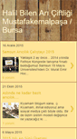Mobile Screenshot of halilbilen.blogspot.com
