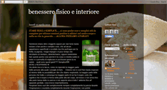 Desktop Screenshot of benesserefisicoeinteriore.blogspot.com