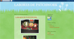 Desktop Screenshot of laboresdepatcwork.blogspot.com