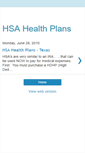 Mobile Screenshot of hsaplans.blogspot.com