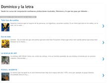 Tablet Screenshot of dominicoylaletra.blogspot.com