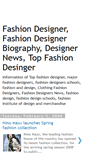 Mobile Screenshot of fashion-designers-info.blogspot.com