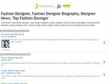 Tablet Screenshot of fashion-designers-info.blogspot.com