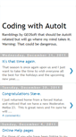 Mobile Screenshot of codingwithautoit.blogspot.com