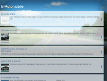 Tablet Screenshot of bautomobileblog.blogspot.com