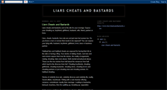 Desktop Screenshot of liarscheatsandbastards.blogspot.com