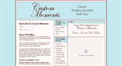 Desktop Screenshot of custommoments.blogspot.com