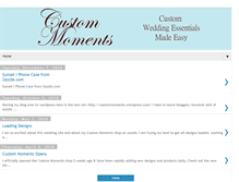 Tablet Screenshot of custommoments.blogspot.com