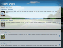 Tablet Screenshot of floatingdocks.blogspot.com