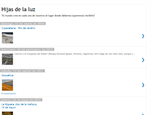 Tablet Screenshot of hijas-de-la-luz.blogspot.com