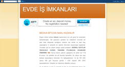 Desktop Screenshot of evdekariyer.blogspot.com