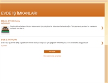 Tablet Screenshot of evdekariyer.blogspot.com