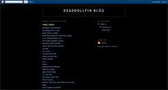 Desktop Screenshot of deaddollfin.blogspot.com