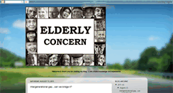 Desktop Screenshot of elderlyconcern.blogspot.com