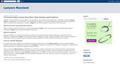 Desktop Screenshot of lawyersmaryland.blogspot.com