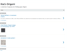 Tablet Screenshot of kiatorigami.blogspot.com