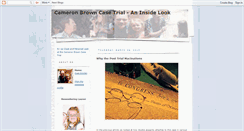 Desktop Screenshot of cameronbrowncase.blogspot.com