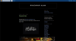 Desktop Screenshot of khazanahalam.blogspot.com