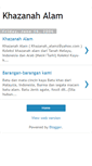 Mobile Screenshot of khazanahalam.blogspot.com
