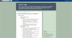 Desktop Screenshot of cebuitjobs.blogspot.com