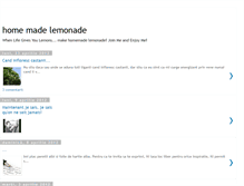 Tablet Screenshot of home-made-lemonade.blogspot.com