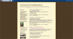 Desktop Screenshot of legislacionempresarial.blogspot.com