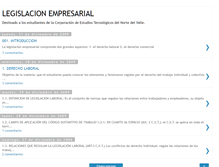 Tablet Screenshot of legislacionempresarial.blogspot.com