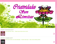 Tablet Screenshot of criatividadessemlimites.blogspot.com