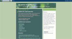 Desktop Screenshot of cuisineditalie.blogspot.com