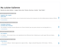 Tablet Screenshot of cuisineditalie.blogspot.com