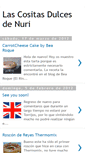 Mobile Screenshot of cositasdulcesdenuri.blogspot.com