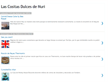 Tablet Screenshot of cositasdulcesdenuri.blogspot.com