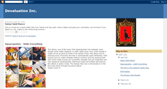 Desktop Screenshot of devaluationinc.blogspot.com