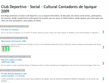 Tablet Screenshot of deportivocontadoresiquique.blogspot.com