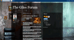 Desktop Screenshot of gilesforum.blogspot.com