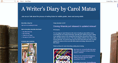 Desktop Screenshot of carol-matas.blogspot.com