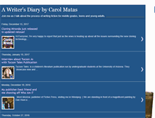 Tablet Screenshot of carol-matas.blogspot.com