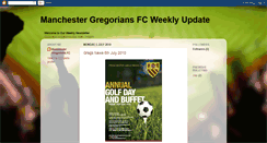 Desktop Screenshot of gregoriansafc.blogspot.com