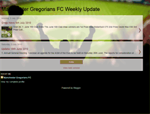 Tablet Screenshot of gregoriansafc.blogspot.com