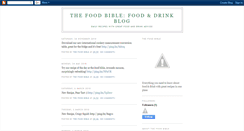 Desktop Screenshot of foodanddrinkbible.blogspot.com