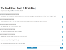 Tablet Screenshot of foodanddrinkbible.blogspot.com