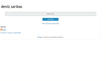 Tablet Screenshot of denizsarbas.blogspot.com
