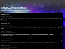 Tablet Screenshot of maktabah-islamiyah.blogspot.com