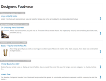 Tablet Screenshot of designersfootwear.blogspot.com