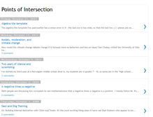 Tablet Screenshot of pointsofintersection.blogspot.com